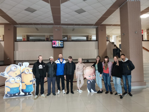 Посещение кинотеатра резидентами центра Сансара в Брянске